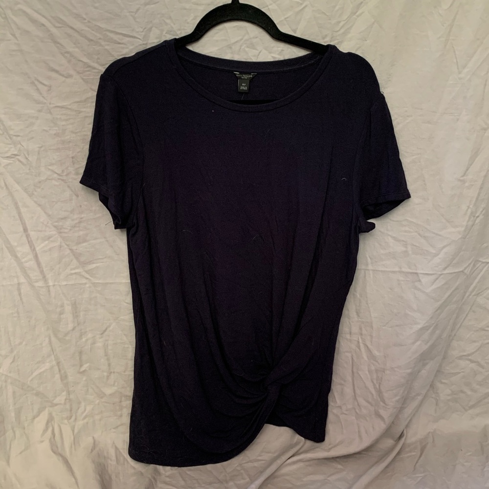 Navy blue tie tunic